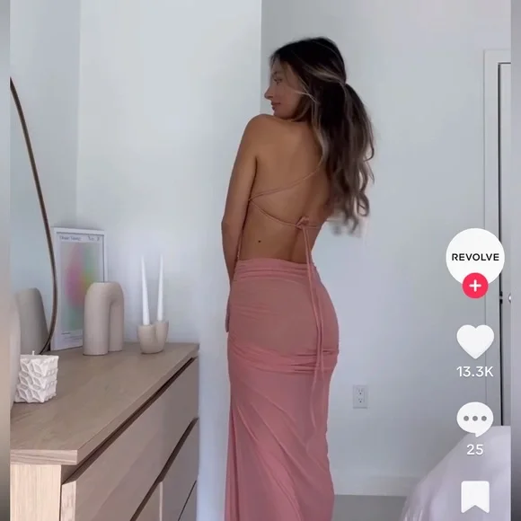 Michael Costello x REVOLVE Follie Gown in Mauve - Picture 9 of 17